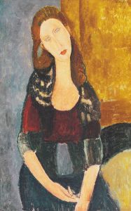 Amedeo_Modigliani_-_Jeanne_Hebuterne,_sitzend