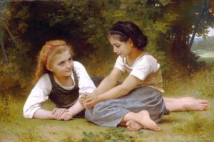 W. A. Bouguereau. The Nut Gatherers. 1882. Source: Wikimedia Commons