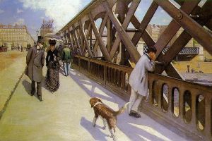 Pont de L'Europe. Gustave Caillebotte. Source: Wikimedia Commons